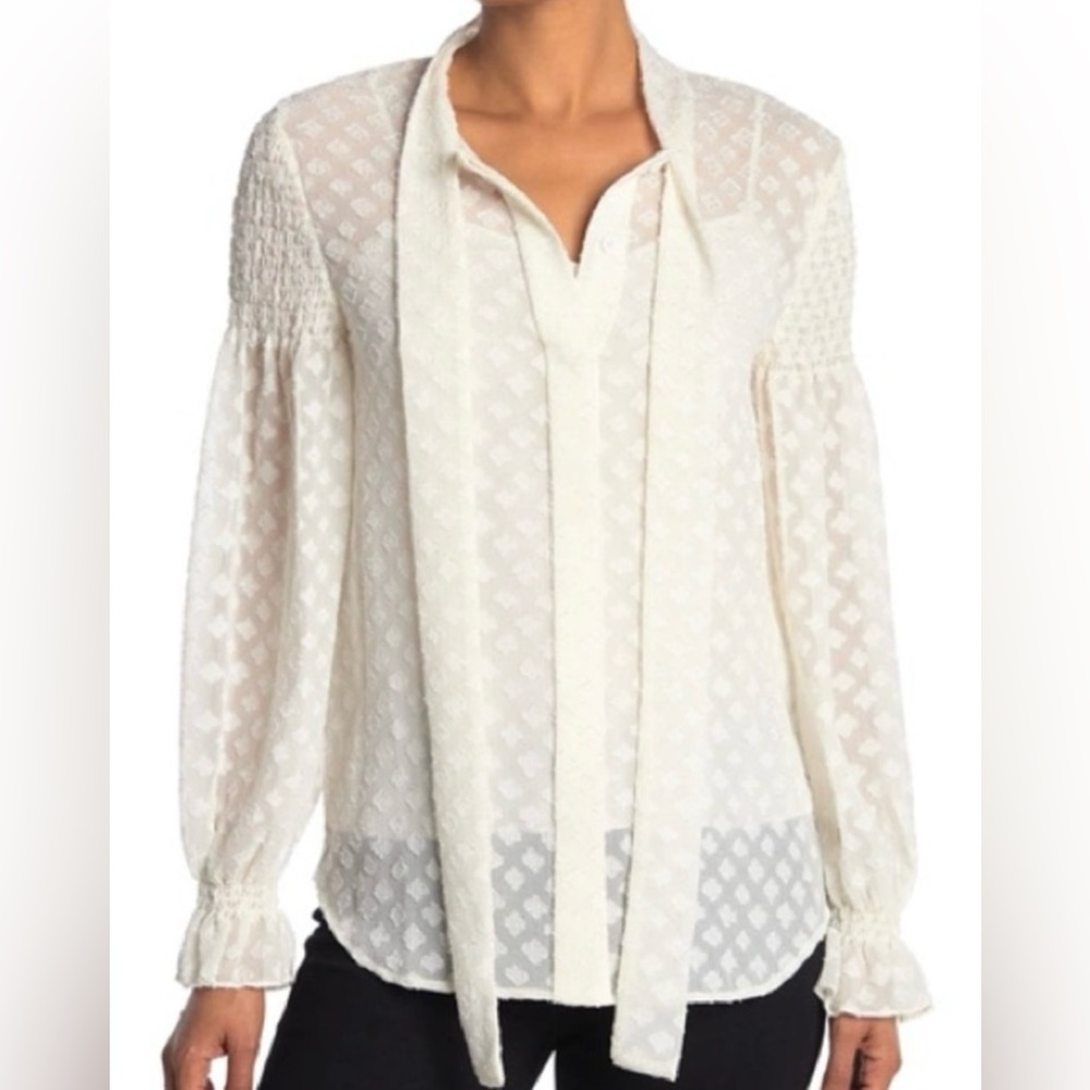 Diane Von Furstenberg Sheer Top